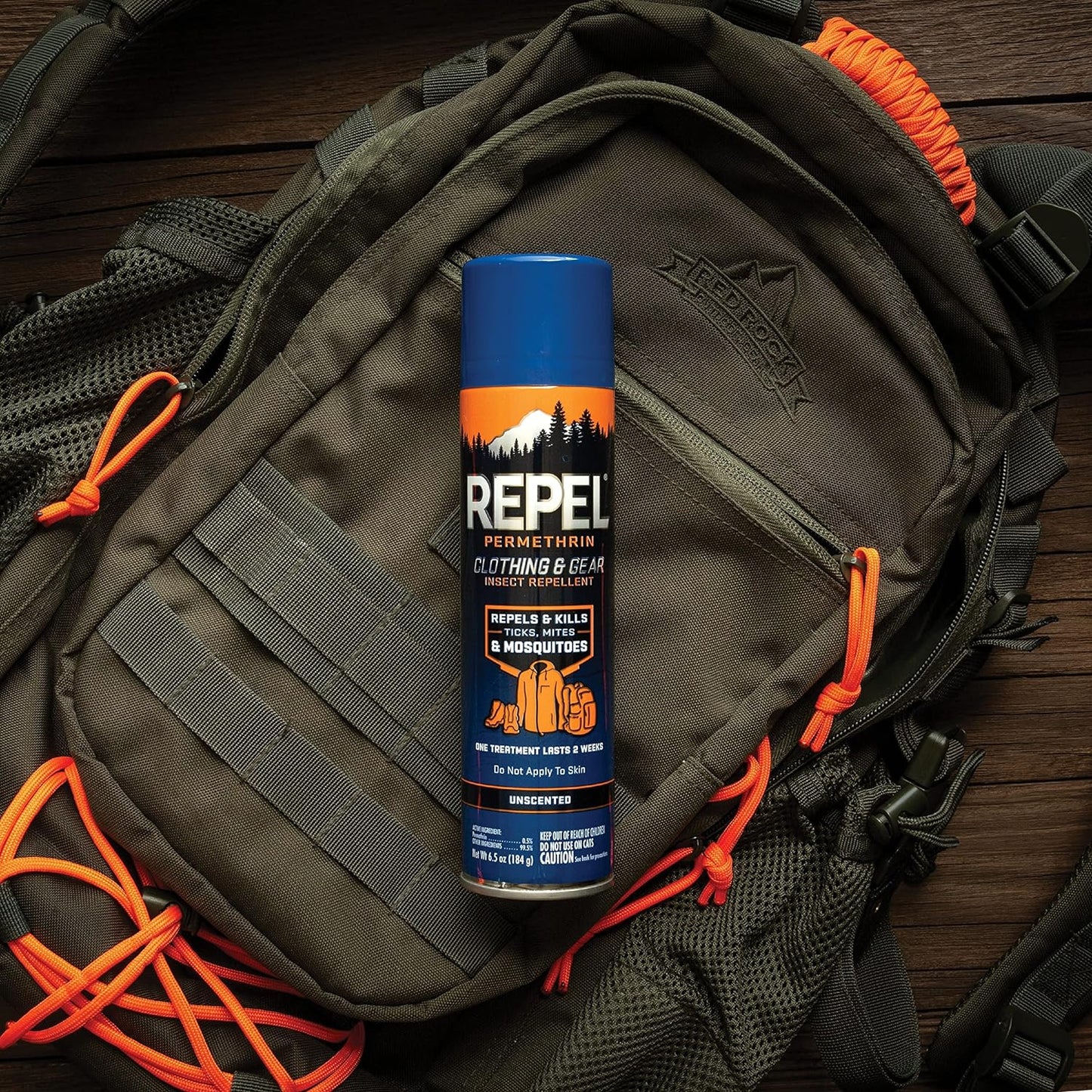 Permethrin Clothing & Gear Insect lent, Use on Outdoor Gear, Tents and Sleeping Bags, s Mosquitoes, Ticks, Mites, (Aerosol Spray), 6.5 Fl Oz (Pack of 6)