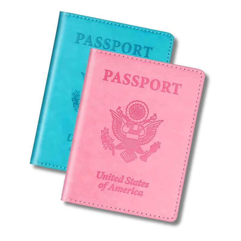 Stylish Unisex 2-Piece Passport Holder & Wallet Set 