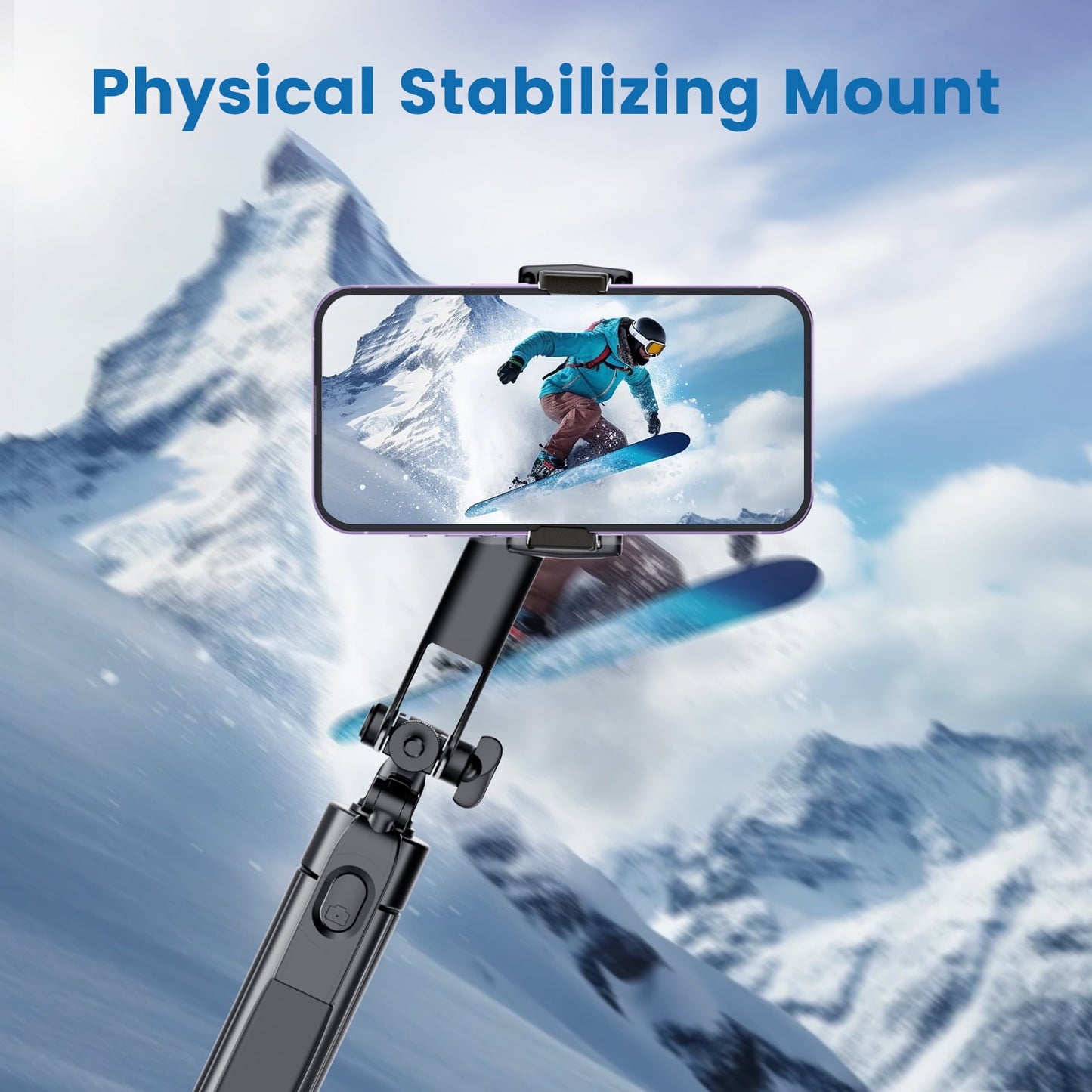 Ultimate 67" Selfie Stick Tripod with 360° Rotation, Anti-Shake Feature, Remote & Fill Light - Perfect for iPhone/Android!