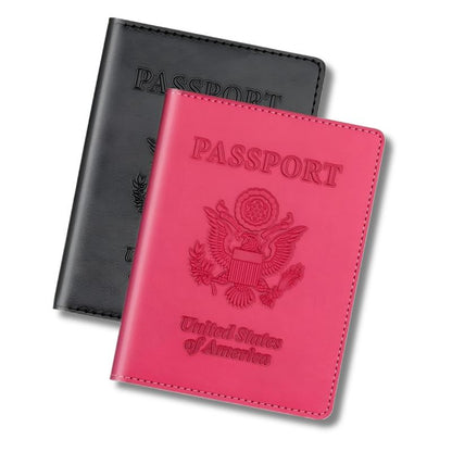 Stylish Unisex 2-Piece Passport Holder & Wallet Set 
