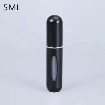 Travel-Friendly Mini Aluminum Perfume Atomizer - Refillable 8/5Ml Spray Bottle for Cosmetics and Fragrances