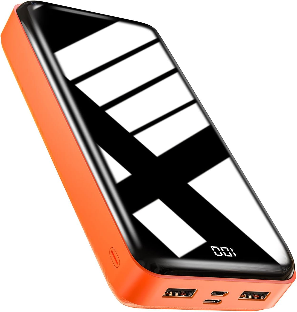 Portable Charger Power Bank 30000Mah High Capacity External Battery with Full LCD Digital Display,Smaller Size Backup Battery Pack Compatible with Smart Phone, Android Phone, Tablet and More