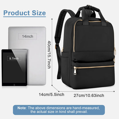 Travel Backpack for Women Men Airline Approved Carry on Bags for Airplanes Black Laptop Backpack Personal Item Backpack for Traveling on Airplane College Backpack with Laptop Compartment