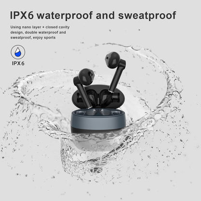 Wireless Earbuds, Bluetooth 5.2 ENC Noise Cancelling Deep Bass In-Ear Stereo Earphones, IPX6 Waterproof Headphones with Mic, USB-C Charging Case, Touch Control Ear Buds Headset for Iphone Android Ios