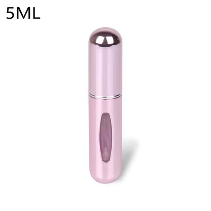 Travel-Friendly Mini Aluminum Perfume Atomizer - Refillable 8/5Ml Spray Bottle for Cosmetics and Fragrances