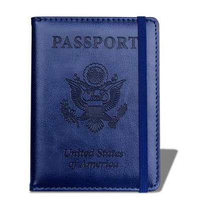 Stylish Unisex 2-Piece Passport Holder & Wallet Set 