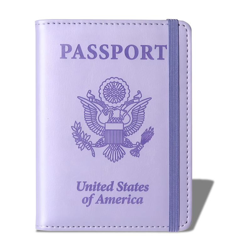 Stylish Unisex 2-Piece Passport Holder & Wallet Set 
