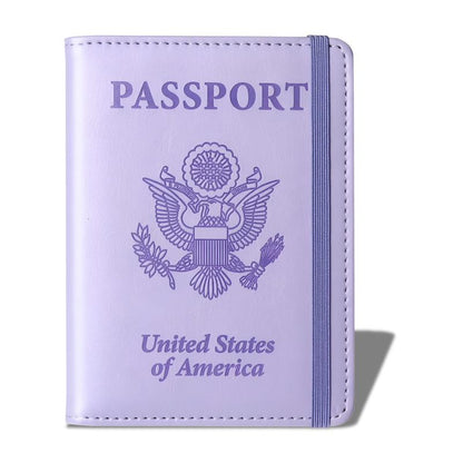 Stylish Unisex 2-Piece Passport Holder & Wallet Set 