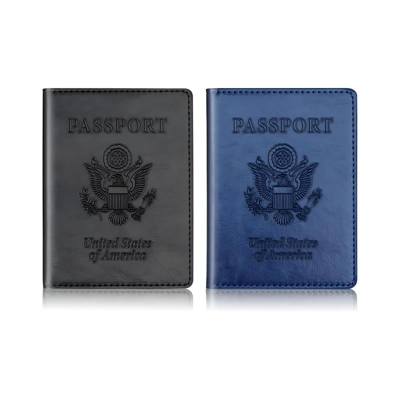 Stylish Unisex 2-Piece Passport Holder & Wallet Set 