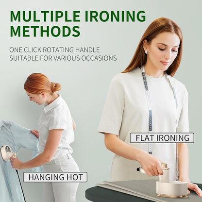 Portable Mini Steam Iron - Perfect for Travel & Home, Dual Function Dry/Wet Ironing