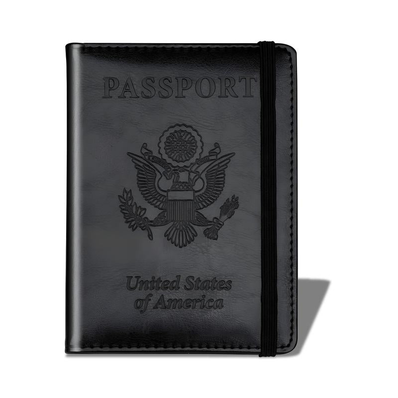Stylish Unisex 2-Piece Passport Holder & Wallet Set 