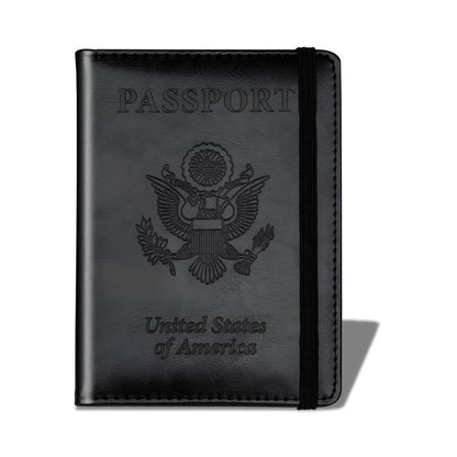 Stylish Unisex 2-Piece Passport Holder & Wallet Set 